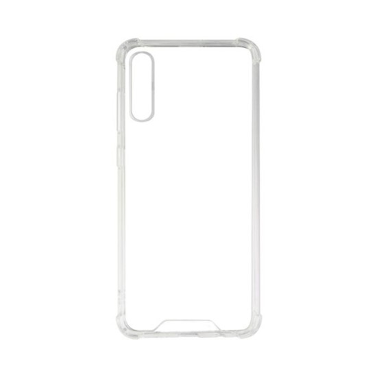 Silicone Hard Corners Case for Samsung Galaxy A70 Transparent